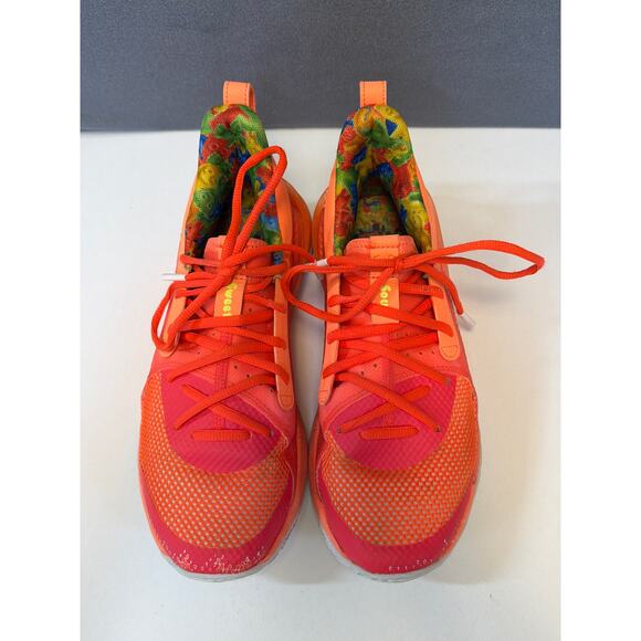 Under Armour Curry Shoes Sour Patch Peach Size 6.5Y Basketball Sweet Sour - Picture 3 of 8